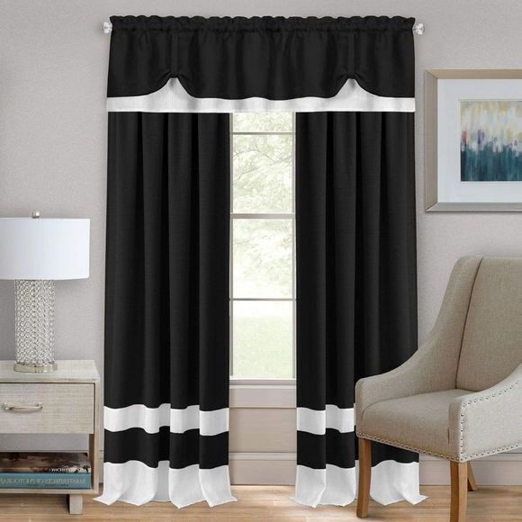 Ben&Jonah PrimeHome Collection Kate Rod Pocket Window Curtain Panel - 52x63 - - Picture 3 of 3